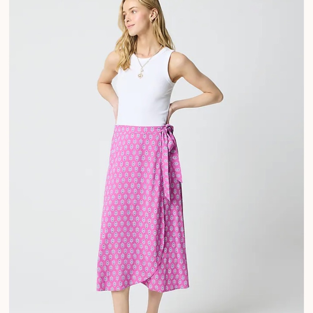 JCREW Factory Faux Wrap Skirt